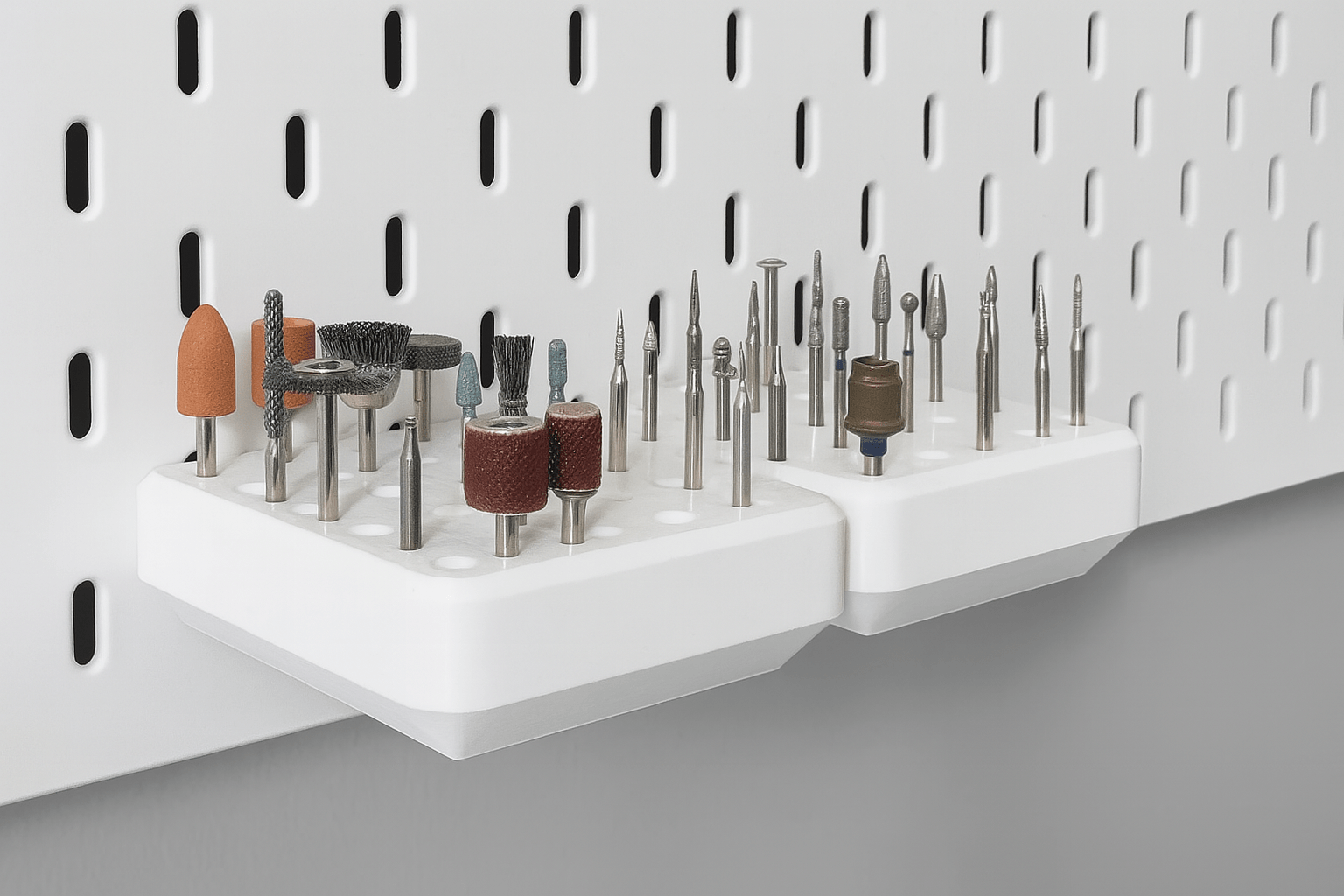 Soporte para accesorios Dremel compatible SKÅDIS | 25 slots - Imagen 1