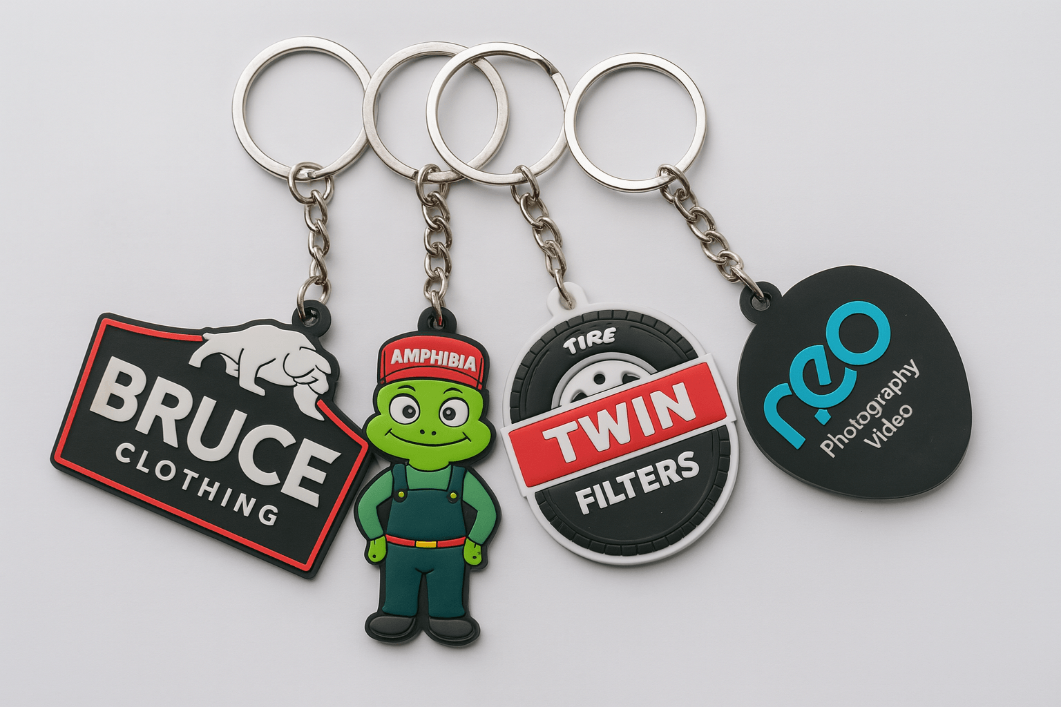 Llaveros 100% personalizados para empresas - Desde 25 unidades - Imagen 1
